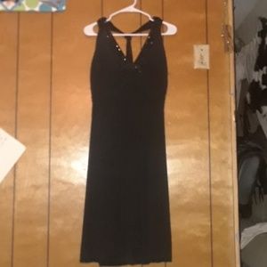 A little flowy black dress